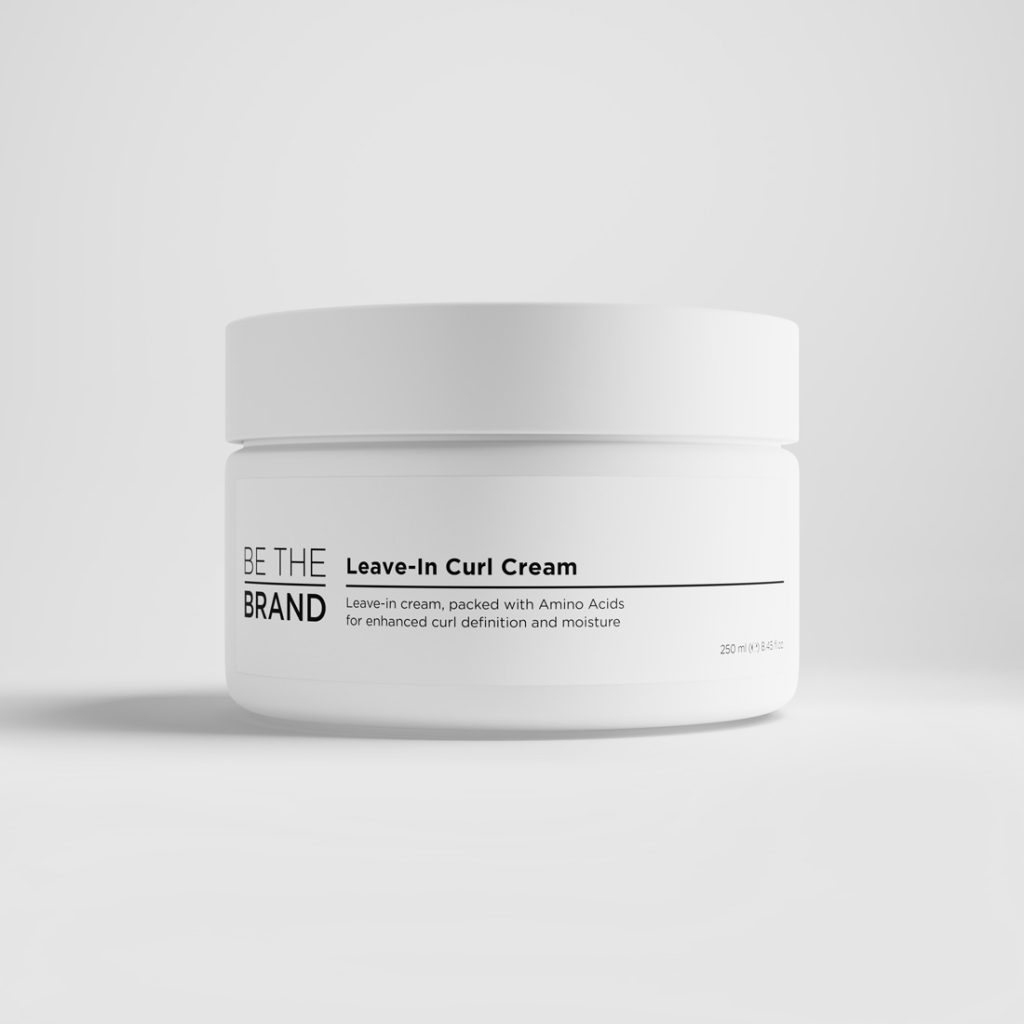 White Cap P LICrC250W Leave In Curl Cream front WHITE fixed