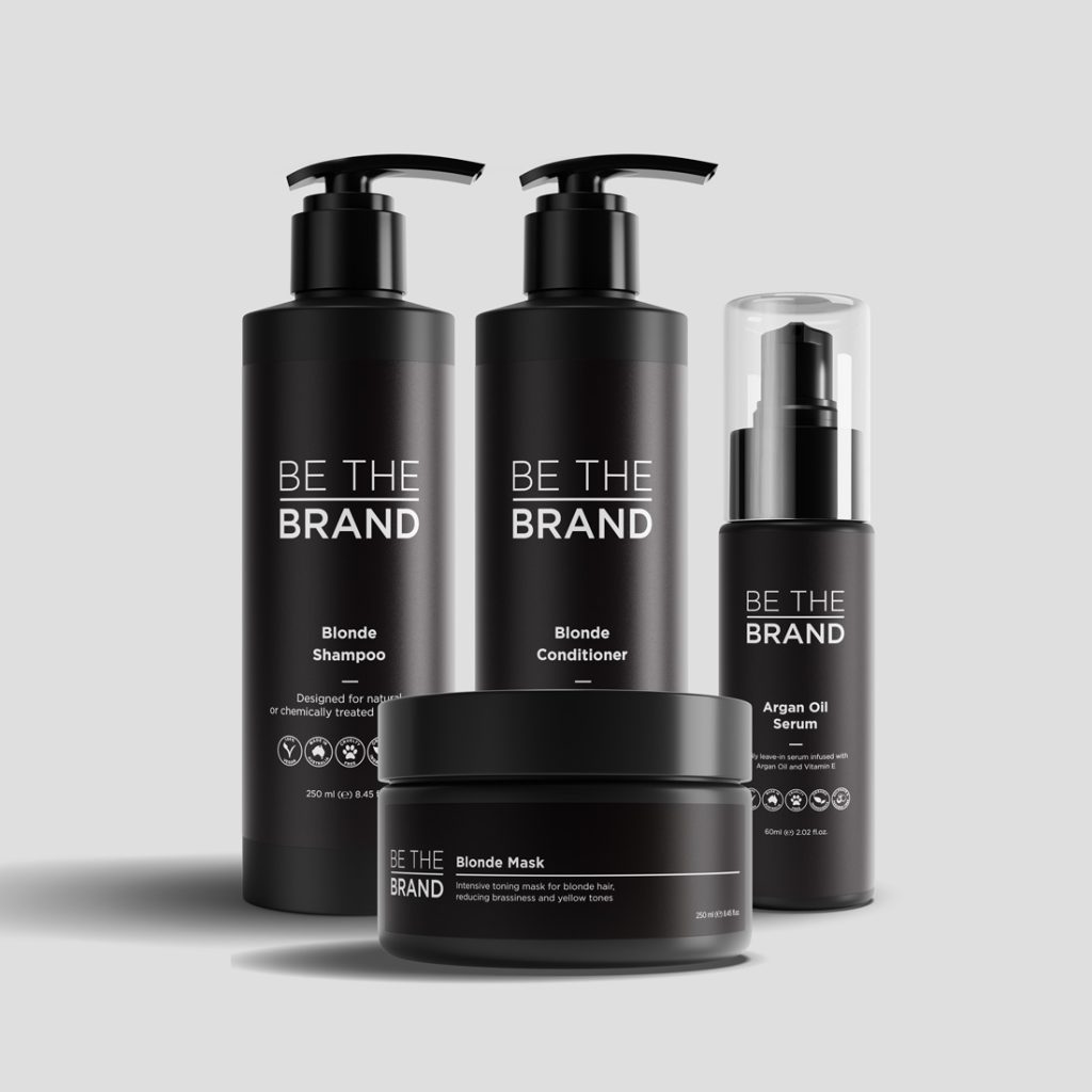 Blonde Sample Pack Matte Black Square