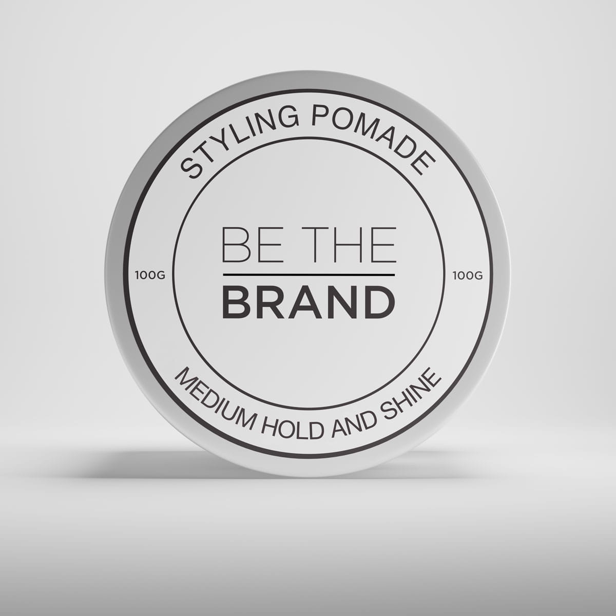 Silver styling pomade hair product medium hold high shine